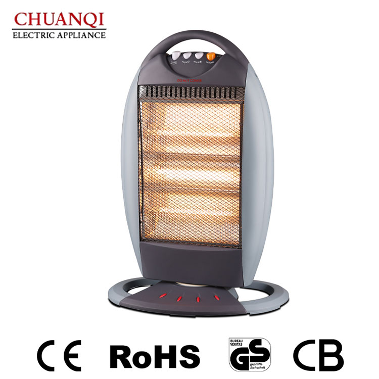 1200W 3 Tabung Halogen Heater Kanthi Handle Lan Remote