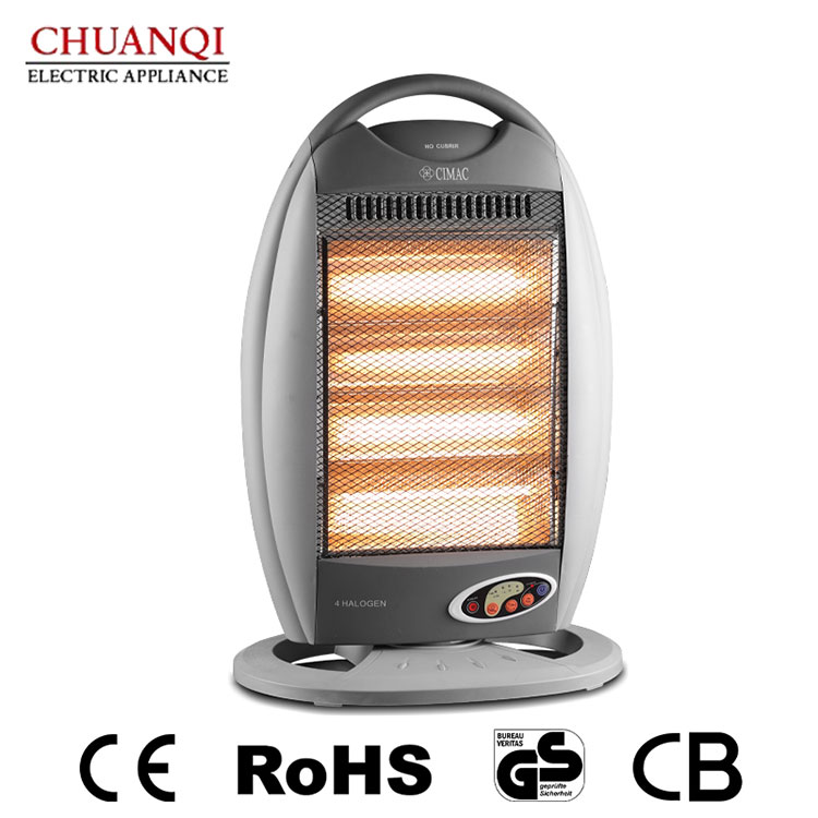 1200W 3 Tabung Halogen Heater Kanthi Ngalahake