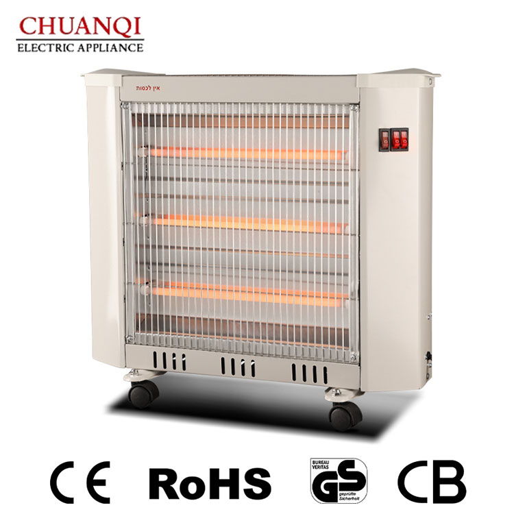 2000W 4 Tabung Quartz Heater Kanthi Kastor